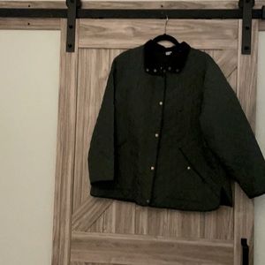 Lands Ends 2x quilted barn jacket
